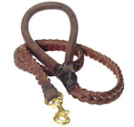 Braided Leather Dog Leash 4 foot-Braided Lead police dogs  Braided Leather Dog Leash 4 foot-Braided Lead police dogs