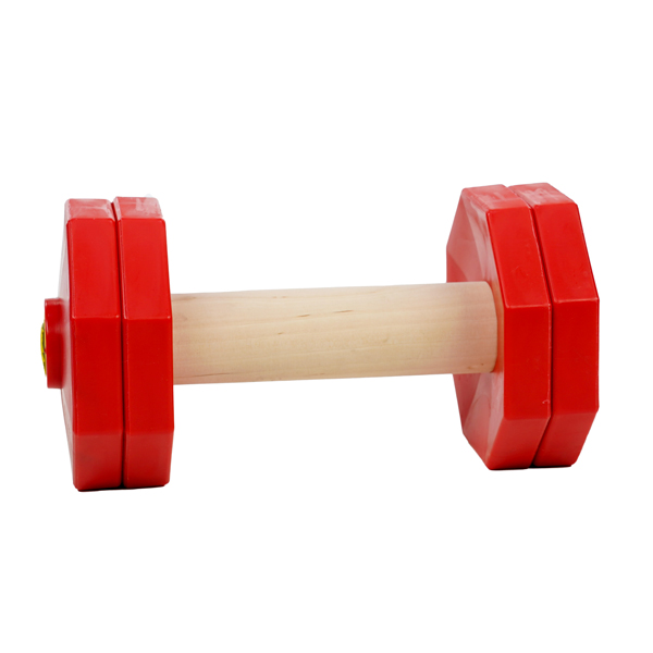 Professional Training Dog Dumbbell Made of Dry Wood