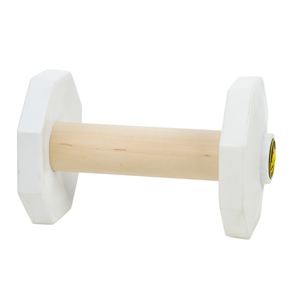 Dog Dumbbell with Removable Plastic Plates